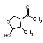 CAS#: 228850-13-3， 1-[(3R,4S)-5-Hydroxy-4-Methyltetrahydro-3-Furanyl]Ethanone
