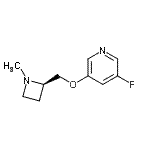 CAS#: 228867-33-2， 3-Fluoro-5-{[(2R)-1-Methyl-2-Azetidinyl]Methoxy}Pyridine