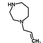 结构式 CAS# 229162-11-2, 1-烯丙基-1,4-二氮杂环庚