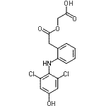 CAS#: 229308-90-1， (2-{2-[(2,6-Dichloro-4-Hydroxyphenyl)Amino]Phenyl}Acetoxy)Acetic Acid