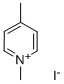 structure of CAS# 2301-80-6, 1,4-Dimethylpyridin-1-Ium Iodide;Wln: T6kj A1 D1 &I;Nsc 7492;Pyridinium, 1,4-Dimethyl-, Iodide (9Ci)
