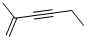 结构式 CAS# 23056-94-2, 2-甲基-1-己烯-3-炔
