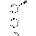 structure of CAS# 230647-84-4, 4'-Formyl-3-Biphenylcarbonitrile;4'-Formyl-biphenyl-3-carbonitrile;ZINC04265539