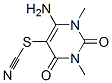 CAS#: 23126-25-2， 6-Amino-1,3-Dimethyl-5-Thiocyanato-Pyrimidine-2,4-Dione