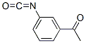 structure of CAS# 23138-64-9, 1-(3-Isocyanatophenyl)-Ethanone;439940_Aldrich;3-Acetylphenyl Isocyanate;3-Isocyanatoacetophenone