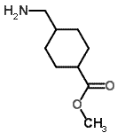 结构式 CAS# 23199-14-6, 甲基4-(氨基甲基)环己甲酸酯