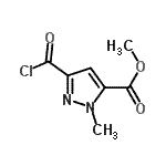 CAS#: 232281-29-7， Methyl 3-(Chlorocarbonyl)-1-Methyl-1H-Pyrazole-5-Carboxylate