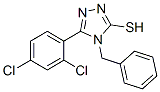 结构式 CAS# 23282-91-9, 4-苄基-5-(2,4-二氯苯基)-4H-1,2,4-三唑-3-硫醇