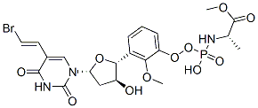 CAS#: 232925-18-7， N-[[5-[(E)-2-Bromovinyl]-2'-Deoxyuridin-5'-O-Yl](Phenoxy)Phosphoryl]-L-Alanine Methyl Ester