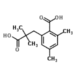 CAS#: 23342-29-2， 2-(2-Carboxy-2-Methylpropyl)-4,6-Dimethylbenzoic Acid