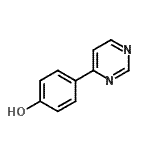 CAS#: 23380-78-1， 4-(4-Pyrimidinyl)Phenol