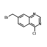 CAS 登录号：234098-35-2， 7-(溴甲基)-4-氯喹唑啉