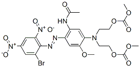 CAS#: 23422-33-5， Methyl 7-[5-Acetamido-4-[(2-Bromo-4,6-Dinitrophenyl)Azo]-2-Methoxyphenyl]-3-Oxo-2,4,10-Trioxa-7-Azaundecan-11-Oate
