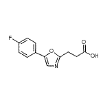 CAS#: 23464-94-0， 3-[5-(4-Fluorophenyl)-1,3-Oxazol-2-Yl]Propanoic Acid