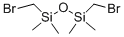 structure of CAS# 2351-13-5, Bromomethyl-(Bromomethyl-Dimethylsilyl)Oxy-Dimethylsilane;Bromomethyl-(Bromomethyl-Dimethyl-Silyl)Oxy-Dimethyl-Silane;1,3-Bis(Bromomethyl)-1,1,3,3-Tetramethyldisiloxane;1,3-Bis(Bromomethyl)Tetramethyldisiloxane