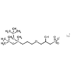 CAS#: 23531-54-6， Sodium 3-[3-(1,1,1,3,5,5,5-heptamethyl-3-trisiloxanyl)propoxy]-2-hydroxy-1-propanesulfonate