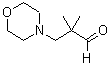 structure of CAS# 23588-51-4, 2,2-Dimethyl-3-(4-Morpholinyl)Propanal;2,2-dimethyl-3-morpholin-4-ylpropanal;2,2-Dimethyl-3-morpholin-4-yl-propionaldehyde;BAS 02556661
