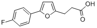 structure of CAS# 23589-03-9, 3-[5-(4-Fluoro-Phenyl)-Furan-2-Yl]-Propionic Acid;3-[5-(4-Fluorophenyl)-2-Furyl]Propanoate;3-[5-(4-Fluorophenyl)-2-Furyl]Propionate;Zinc00303150