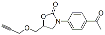 CAS 登录号：23598-69-8， 3-(4-乙酰基苯基)-5-[(2-丙炔基氧基)甲基]-2-恶唑烷酮