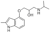 CAS#: 23694-81-7， 1-[Isopropylamino]-3-[(2-Methyl-Indol-4-Yl)Oxy]-2-Propanol