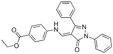 CAS#: 23711-43-5， 4-[[(3,4-Dihydro-3-Oxo-2,5-Diphenyl-2H-Pyrazol-4-Ylidene)Methyl]Amino]Benzoic Acid Ethyl Ester
