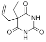 CAS#: 2373-84-4， 5-Ethyl-5-Prop-2-Enyl-1,3-Diazinane-2,4,6-Trione