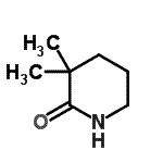 CAS#: 23789-83-5， 3,3-Dimethyl-2-Piperidinone
