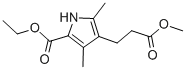 structure of CAS# 2386-37-0, Ethyl 4-(3-Methoxy-3-Oxopropyl)-3,5-Dimethyl-1H-Pyrrole-2-Carboxylate;Ethyl 4-(3-Methoxy-3-Oxo-Propyl)-3,5-Dimethyl-1H-Pyrrole-2-Carboxylate;4-(3-Methoxy-3-Oxopropyl)-3,5-Dimethyl-1H-Pyrrole-2-Carboxylic Acid Ethyl Ester;4-(3-Keto-3-Methoxy-Propyl)-3,5-Dimethyl-1H-Pyrrole-2-Carboxylic Acid Ethyl Ester