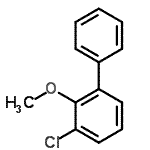 CAS#: 23885-98-5， 3-Chloro-2-Methoxybiphenyl
