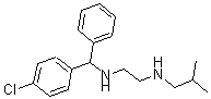 CAS#: 23892-44-6， N-[alpha-(4-Chlorophenyl)Benzyl]-N'-Isobutylethylenediamine