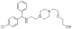 CAS#: 23905-10-4， 2-[2-[4-[2-[(4-Chloro-alpha-Phenylbenzyl)Amino]Ethyl]-1-Piperazinyl]Ethoxy]Ethanol