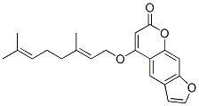 CAS#: 23930-02-1， (E)-5-((3,7-Dimethyl-2,6-Octadienyl)Oxy)-7H-Furo(3,2-g)Benzopyran-7-One