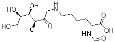 CAS#: 23931-59-1， alpha-N-Formyl-(epsilon-N-1-Deoxy-1-Fructosyl)-L-Lysine