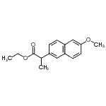 CAS#: 23981-88-6， Ethyl 2-(6-Methoxy-2-Naphthyl)Propanoate