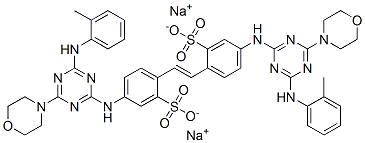 CAS#: 24019-80-5， Disodium 4,4'-Bis[(4-Morpholino-6-O-Toluidino-1,3,5-Triazin-2-Yl)Amino]Stilbene-2,2'-Disulphonate