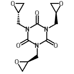 structure of CAS# 240408-81-5, 1,3,5-Tris[(2S)-2-Oxiranylmethyl]-1,3,5-Triazinane-2,4,6-Trione;(S,S,S)-Triglycidyl Isocyanurate;Isocyanuric Acid (S,S,S)-Triglycidyl Ester
