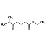 结构式 CAS# 24071-98-5, 乙基6-甲基-5-氧代庚酸酯