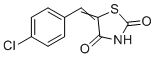 CAS 登录号：24138-83-8， 5-(4-氯亚苄基)-2,4-噻唑烷二酮