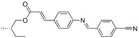 CAS 登录号：24140-33-8， 3-[4-[[(4-氰基苯基)亚甲基]氨基]苯基]丙烯酸 (S)-2-甲基丁基酯