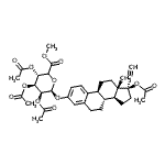 CAS#: 242130-33-2， (17beta)-17-Acetoxy-17-Ethynylestra-1(10),2,4-Trien-3-Yl Methyl (5xi)-2,3,4-Tri-O-Acetyl-beta-D-Lyxo-Hexopyranosiduronate