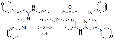CAS#: 24231-46-7， 4,4'-Bis[(4-Anilino-6-Morpholino-1,3,5-Triazin-2-Yl)Amino]Stilbene-2,2'-Disulphonic Acid