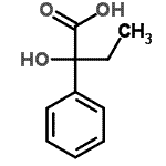 CAS#: 24256-91-5， 2-Hydroxy-2-Phenylbutanoic Acid