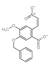 CAS#: 2426-89-3， 1-Methoxy-4-Nitro-5-[(Z)-2-Nitroethenyl]-2-(Phenylmethoxy)Benzene
