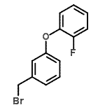 结构式 CAS# 242812-04-0, 1-[3-(溴甲基)苯氧基]-2-氟苯