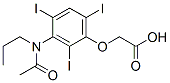 CAS#: 24340-10-1， [3-(N-Propyl-N-Acetylamino)-2,4,6-Triiodophenoxy]Acetic Acid
