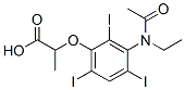 CAS#: 24340-14-5， 2-[3-(N-Ethylacetylamino)-2,4,6-Triiodophenoxy]Propionic Acid