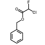 结构式 CAS# 243659-11-2, 苄基氯(氟)乙酸酯