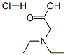 结构式 CAS# 24376-01-0, N,N-二乙基甘氨酸盐酸盐