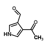 CAS#: 24445-11-2， 4-Acetyl-1H-Pyrrole-3-Carbaldehyde