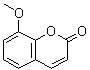 结构式 CAS# 2445-81-0, 8-甲氧基-2H-苯并吡喃-2-酮